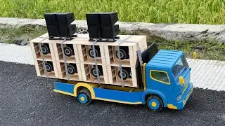 Cek Sound Box Baru Sambil Keliling Pakai Miniatur Truck