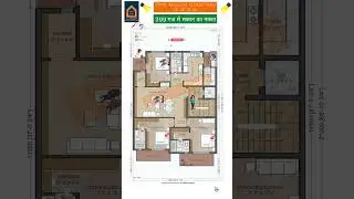 3BHK BUILDER FLOOR PLAN IN 300 SQ YARDS PLOT