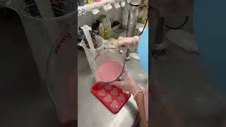 Making heart soaps #smallbusiness #soapmaking #soapmaker #timelapse #hearts #soap #heart #makingsoap