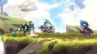 Brawlhalla Munin Yumiko Bow Hammer Team Combo