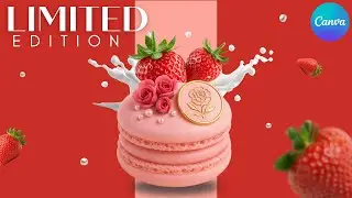 How to Design Eye-Catching Posters in Canva (Macron, Macaron) #canva#