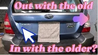 Tail light swap on a facelift 2007 Forester.