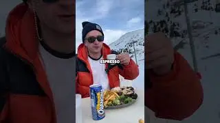 HOW TO SPEND &euro;100 IN A FRENCH SKI RESORT #shorts