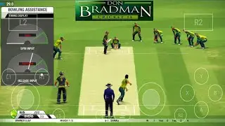Don bradman cricket 14 pc patch 2024 on mobile DBC 14 pc window gameplay on winlator emulator 10.1 !