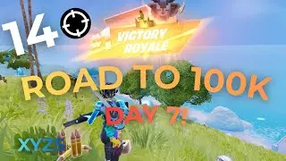 14 ELIMINATION VICTORY ROYALE ROAD TO 100K | DAY 7