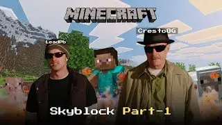 Surviving in Minecraft Skyblock. #minecraft #gaming #funny