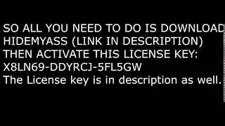 HideMyASS VPN Pro LICENSE KEY 2018