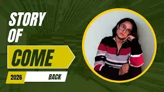 Comeback is always better than a Setback #restart #vlog #story