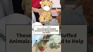 These Weighted Stuffed Animals Are Designed to Help You Relax