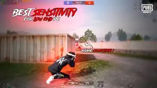 My Personal Secret Sensitivity Revealed!🥶🔥 l Gameloop Best Settings and Sensitivity For Low End Pc✨