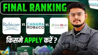 3 IPO Ranking || Rubicon Research IPO | Canara Robeco IPO | Canara HSBC Life Insurance IPO