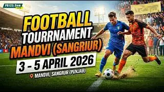 🔴LIVE || Mandvi(Sangrur) || Football Tournament || 04 April 2026