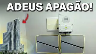 Instalou Bateria e ficou (8h) sem energia da rede! Sem placas solares!