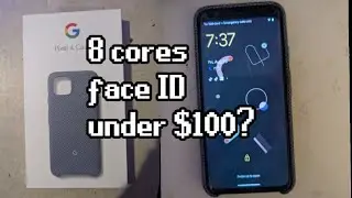 The pixel 4 and the Pixel 4 case in 2024, a 5g phone for under $100 with Face ID & 8-core CPU