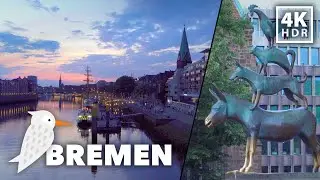 Bremen Past Sunset in 4K HDR HLG