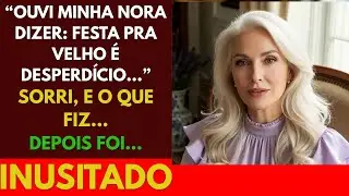 “Ouvi minha nora dizer: ‘Festa pra velha é desperdício’… Sorri, e o que fiz depois foi inusitado.”