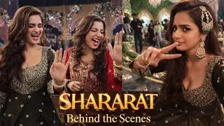 Jasmine Sandlas and Ayesha Khan Cute Dance 🥰 | Shararat Song Behind The Scenes | Viral BTS Video 🔥