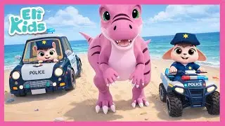 Dinosaur Escape | Police Rescue | Eli Kids Fun Cartoon & Songs