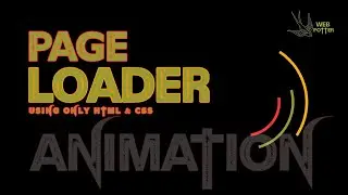 page loader using css animation |  Animation Css | webPotter