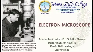 Electron microscope: Construction and working