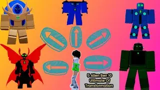 Ben 10 Morbin Time Roblox Game  5 Alien Ultimate Transformation || Watch Till Ends Video 