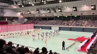 2026年船橋市消防出所式　消防音楽隊ドリル演奏