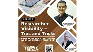 Researcher Visibility - Tips and Tricks
