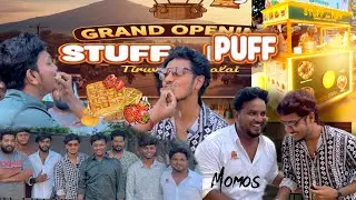 STUFF & PUFF GRAND OPENING CELEBRATION! 🎉 @AlimEntertainment1 tiruvannamali #tamil #vlog 