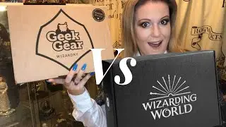 COMPARING LOOT CRATE TO GEEK GEAR WIZARDRY SUBSCRIPTION BOX | VICTORIA MACLEAN