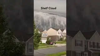 Strange Shelf Cloud in Ohio #wwbeautifullife #shorts #strangerthings #shelfcloud