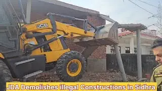 JDA Demolishes illegal Constructions in Sidhra Area || Jammu and Kashmir News
