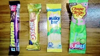 Some lots of candy 🍭 chocolate unwarpping with satisfying ASMR sound 