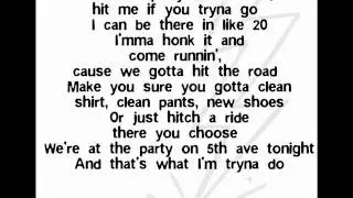 Mac Miller - Party On 5th Ave - Lyrics