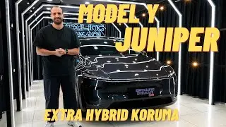 Yeni Tesla Model Y Juniper'a PPF ve Seramik Uygulaması