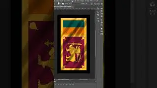 How to Convert Image into Flag | mockup in Photoshop | waving flag #shortvideo #photoshop #tutorial