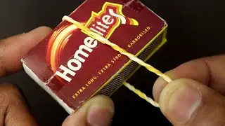 माचिस और रबर से करो शानदार जादू | Magic With Rubber And Matchbox | Ft. Hindi Magic Tricks