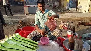 Fresh Aloe Vera Sharbat | Healthy Street Drink