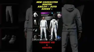 New character Dimitri || auto revive ☠🔥|| totally unfare ability || garena free fire #shorts #short