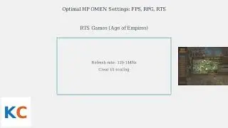 Moniteur HP OMEN &ndash; Meilleurs param&egrave;tres de jeu pour les modes FPS/RPG/RTS