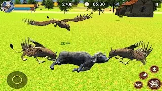 Wild Eagle Family Flying Griffin Simulator Games Gameplay Android/iOS #3 Dishoomgameplay