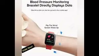 Smart Watch Fitness Tracker &ndash; Heart Rate Monitor Waterproof Sports Watch for Men & Women