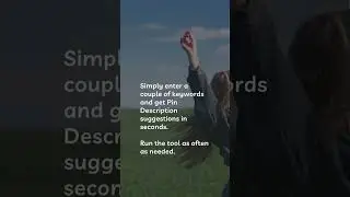 The Power Of An AI Pinterest Description Generator