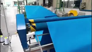 Full Automatic cloth seam machine test for Turkey client