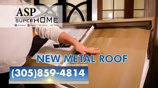 ASP SuperHome Standing Seam Metal Roof Ad. Factory direct metal roof installation in Miami