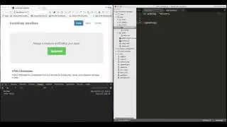 Javascript Tutorial - Adding a greeting to an HTML page.
