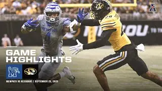Game Highlights: Missouri 34, Memphis 27 Football (September 23, 2023)