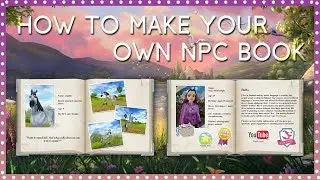 How to make your own NPC book | Star Stable
