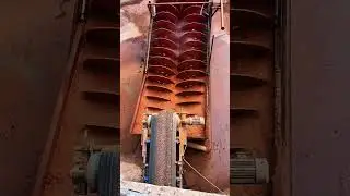 Double-axis spiral grader can separate coarse sand, fine sand, etc.#spiralsandwashingmachine