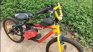 11 тысяч просмотров. Обновление информации о прекрасном 49-кубовом BMX-велосипеде с мотором. GPS-запуск.