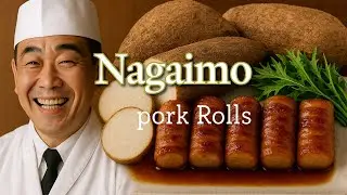 【No Fail】Fluffy Japanese Yam Pork Rolls | Easy Pan-Fried Side Dish